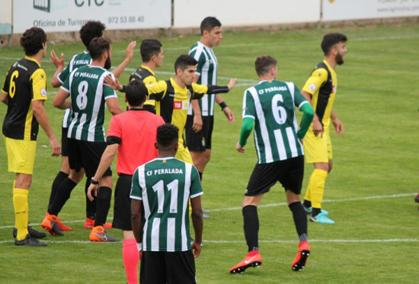 Momento del partido entre el Peralada y el Hércules CF. Foto: Hércules CF