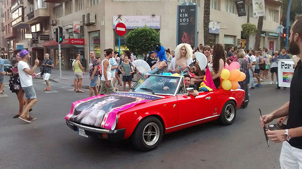 Marcha del orgullo Gay del pasado 23 de julio en Alicante. Foto: V. CAMPOAMOR