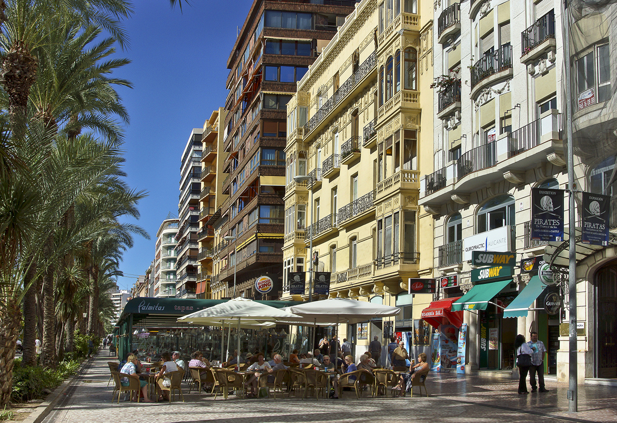 Explanada de Alicante. Foto: WIKIPEDIA