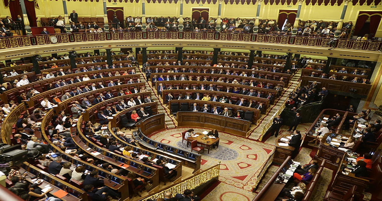 Hemiciclo del Congreso de los Diputados. Foto: CONGRESO DE LOS DIPUTADOS
