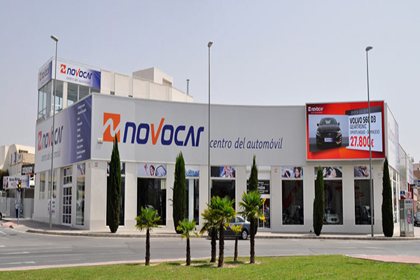 Concesionario Novocar, escenario del crimen de la viuda de Vicente Sala. Foto: novocar.net