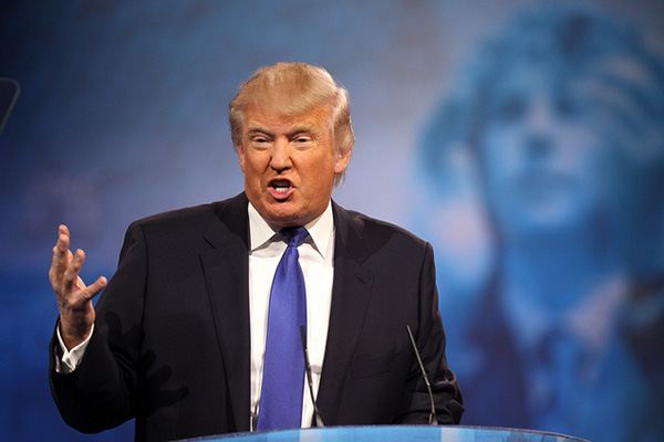 Donald Trump en un acto de campaña electoral. Foto: FLICKR