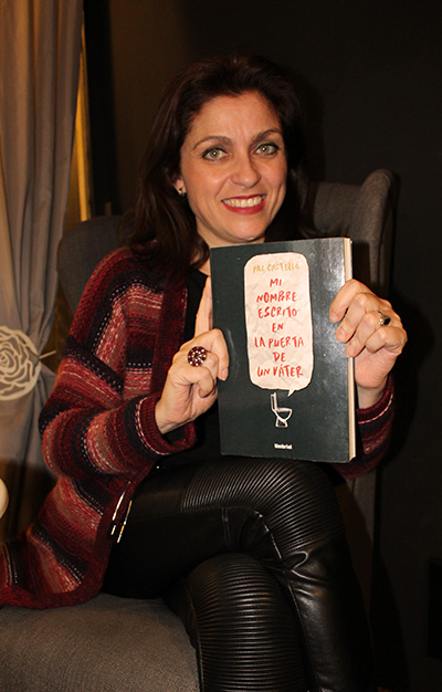 Paz Castelló, autora de "Mi nombre escrito en la puerta de un váter". Foto: REDACCION