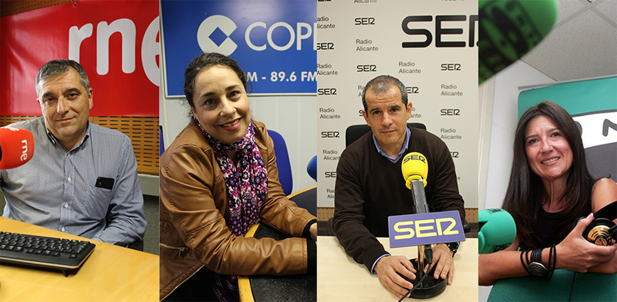 De izquierda a derecha: Lamberto Calduch, Isabel Bartolomé, Carlos Arcaya y Maite Vilaseca. Foto: Redacción HdL