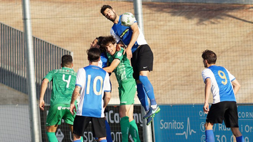 Momento del partido del Hércules CF contra el Cornellá. Foto: herculesdealicantecf.net