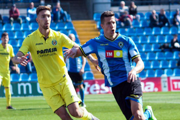 Momento del encuentro de H&eacute;rcules CF contra el Villarreal B. Foto: H&eacute;rcules CF