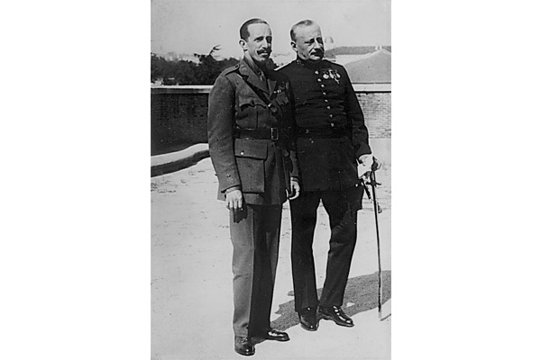 Alfonso XIII y el general Primo de Rivera.