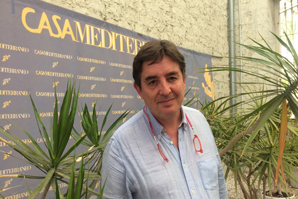 Luis Garc&iacute;a Montero en Casa Mediterr&aacute;neo. Foto: S. MARCO - HdL