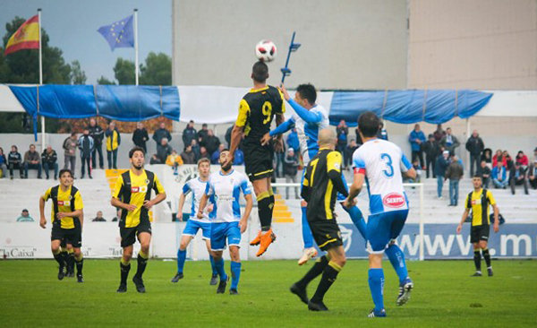 Momento del partido entre el Hércules CF y el Alcoyano. Foto: Hércules CF