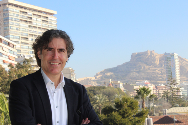 Rafael Ballester, presidente de INECA, el Centro de Negocios de Alicante. Foto: S. MARCO