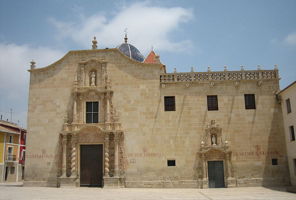 Fachada del actual monasterio de la Santa Faz. 