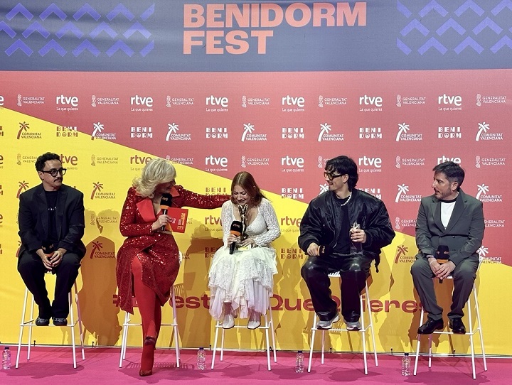 Rueda de prensa con LUCYCALYS y Tony Grox, ganadores del Benidorm Fest 2026